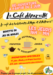 Les animations au Café Dépareillé en juin 2022