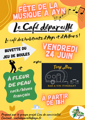 Affiche de la fête de la musique du 24/06/22