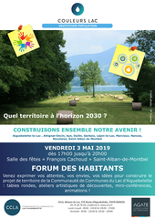 Projet de territoire CCLA - Flyer 2e forum 20190503