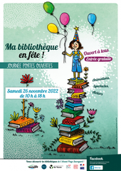 Affiche Ma bibliothèque en fête 2022