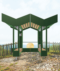 Cabane 2020 - Projet - Vue depuis le belvédère
